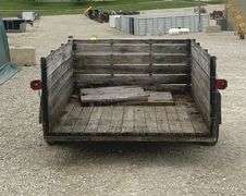 Homemade 6'x8' tilt bed utility trailer