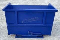 Unused 62" wide dumping hopper w/ fork pockets