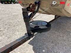 1989 Landau 16' aluminum jon boat w/ motor & trailer