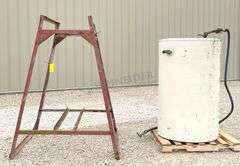 300 gallon steel fuel tank w/ stand