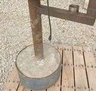 Dayton 8" commercial bench grinder on stand