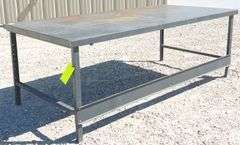 4'x8' steel work table