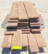 Group of 1" thick rough sawn walnut lumber