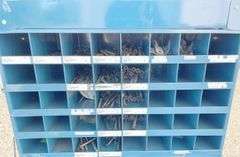 Durham 35" wide steel bolt bins w/ hardware