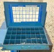 5 metal organizer bins w/ hardware