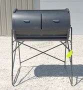 Garden Way spin composter on stand