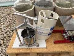 Group of home winemaking equipment