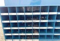 Durham 35" wide steel bolt bins w/ hardware