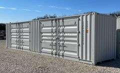 40' storage container w/ 2 side doors