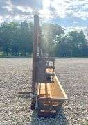 Unused 24' freestanding corral panel w/ bunk feeder