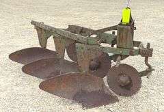 Oliver 3-16" 3-point plow w/ coulters
