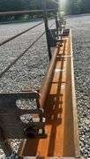 Unused 24' freestanding corral panel w/ bunk feeder