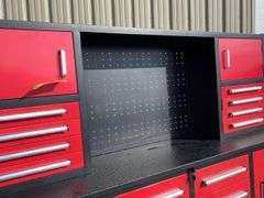 Unused 7' toolbox workbench w/ top