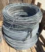 6 rolls of used smooth fence wire