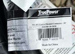 2- unused 30' 50 amp RV power cords
