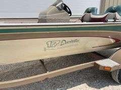 2000 Fisher 17 Dominator aluminum fishing boat