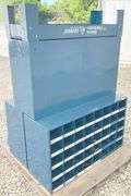 Durham 35" wide steel bolt bins w/ hardware