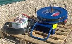 Uline banding machine w/ supplies