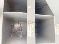 2-tier 34" wide steel bolt bin w/ hardware
