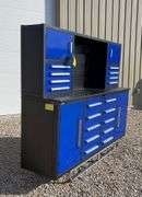 Unused 7' toolbox workbench w/ top