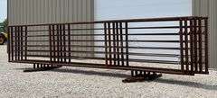 6- unused 24' freestanding corral panels