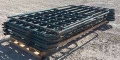 9- 12' corral panels + 6' walk through gate panel