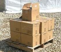 13- cases of white spray paint