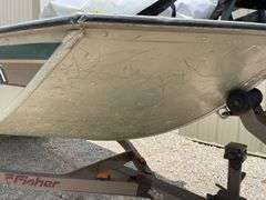 2000 Fisher 17 Dominator aluminum fishing boat