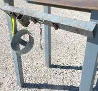 23"x36" steel welding table