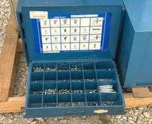 5 metal organizer bins w/ hardware