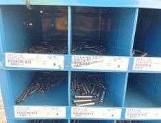 Durham 35" wide steel bolt bins w/ hardware