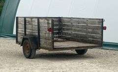 Homemade 6'x8' tilt bed utility trailer