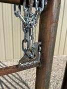 Unused 24' freestanding corral panel w/ 8' gate on 1 end