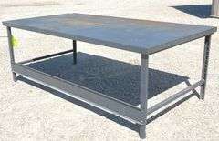 4'x8' steel work table