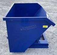 Unused 62" wide dumping hopper w/ fork pockets