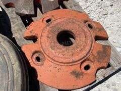 2 rear wheel weights and 2 front weights on rims