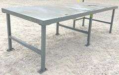 4'x10' steel work table