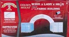 Unused 20'x40' container shelter