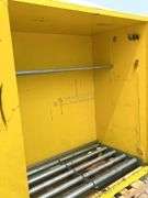 59" wide steel flammables cabinet