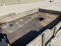 7.5'x11' steel flatbed