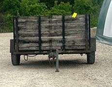 Homemade 6'x8' tilt bed utility trailer