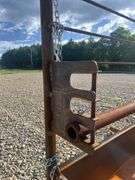Unused 24' freestanding corral panel w/ bunk feeder