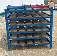 4'x42" steel shelf w/ adjustable shelf leg height