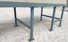 4'x10' steel work table