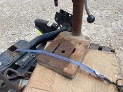 Group of shop and trailer hitch items