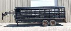 2014 Coose 20' gooseneck stock trailer