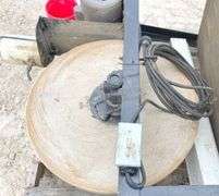 Grinding wheel on stand, 110 volt motor