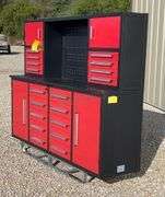 Unused 7' toolbox workbench w/ top