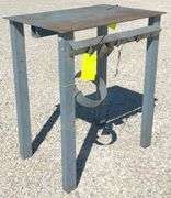 23"x36" steel welding table
