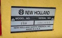 New Holland 258 side delivery hay rake w/ dolly wheels